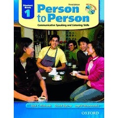 Bundanjai (หนังสือคู่มือเรียนสอบ) Person to Person 3rd ED 1 : Students Book +CD (P)