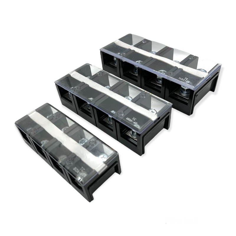 TC terminal block เทอมินอล 4ช่อง งานกระแสสูง 60-150A | Shopee Thailand