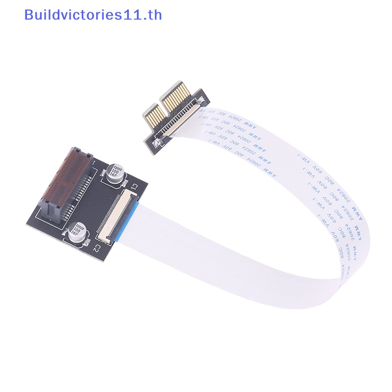 Buildvictories11 PCI-e1X FPC PCI-E Express 1X สายเคเบิลต่อขยาย ความเร็ว ...