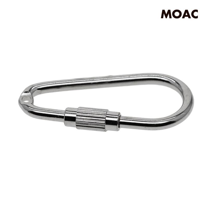[ 10 ชิ้นโลหะผสมสกรูล็อค Carabiner Clasp Key Chain Key Clasps ผลการ ...