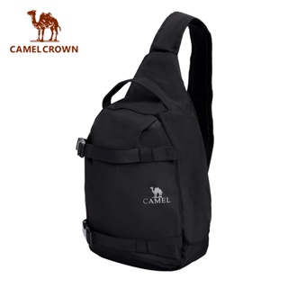 Camel CROWN กระเป๋าสะพายไหล่ เหมาะกับการพกพาเล่นกีฬากลางแจ้ง