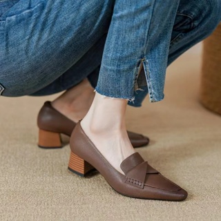 SELINE  รองเท้าส้นสูง รองเท้าแฟชั่นผู้หญิง ผู้หญิงส้นสูง ส้นสูง ทรงสวยคุณหนูมาก แฟชั่นเกาหลี  High quality พิเศษ Trendy ทันสมัย B95G089 37Z230910