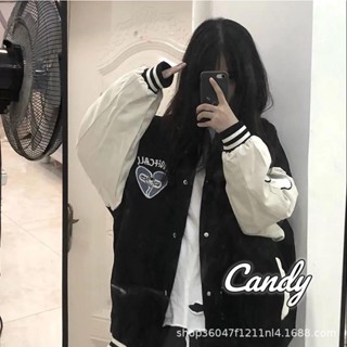 Candy Kids  เสื้อกันหนาว แขนเสื้อยาว แบบสบาย ๆ เกาหลีค่ะ 2023 NEW  สวย Chic รุ่นใหม่ Korean Style A96K064 36Z230909