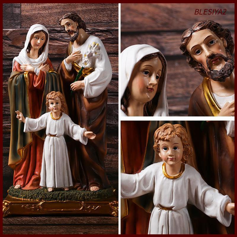 blesiya2-รูปปั้นเรซิ่นคาทอลิก-รูปครอบครัวศักดิ์สิทธิ์-joseph-mary-สําหรับตกแต่งบ้าน