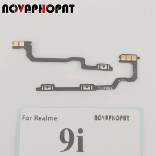 Novaphopat ปุ่มปรับระดับเสียง เปิดปิด สายแพ สําหรับ Oppo A96 4G A36 Realme 9i