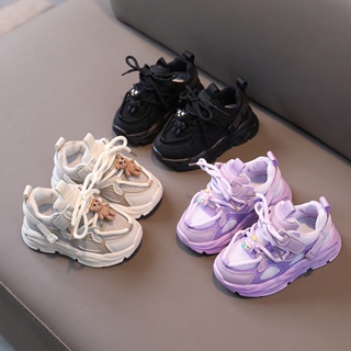 [Do Re Mi] รองเท้าผ้าใบตาข่ายระบายอากาศน้ำหนักเบาสำหรับเด็กชายและเด็กหญิง