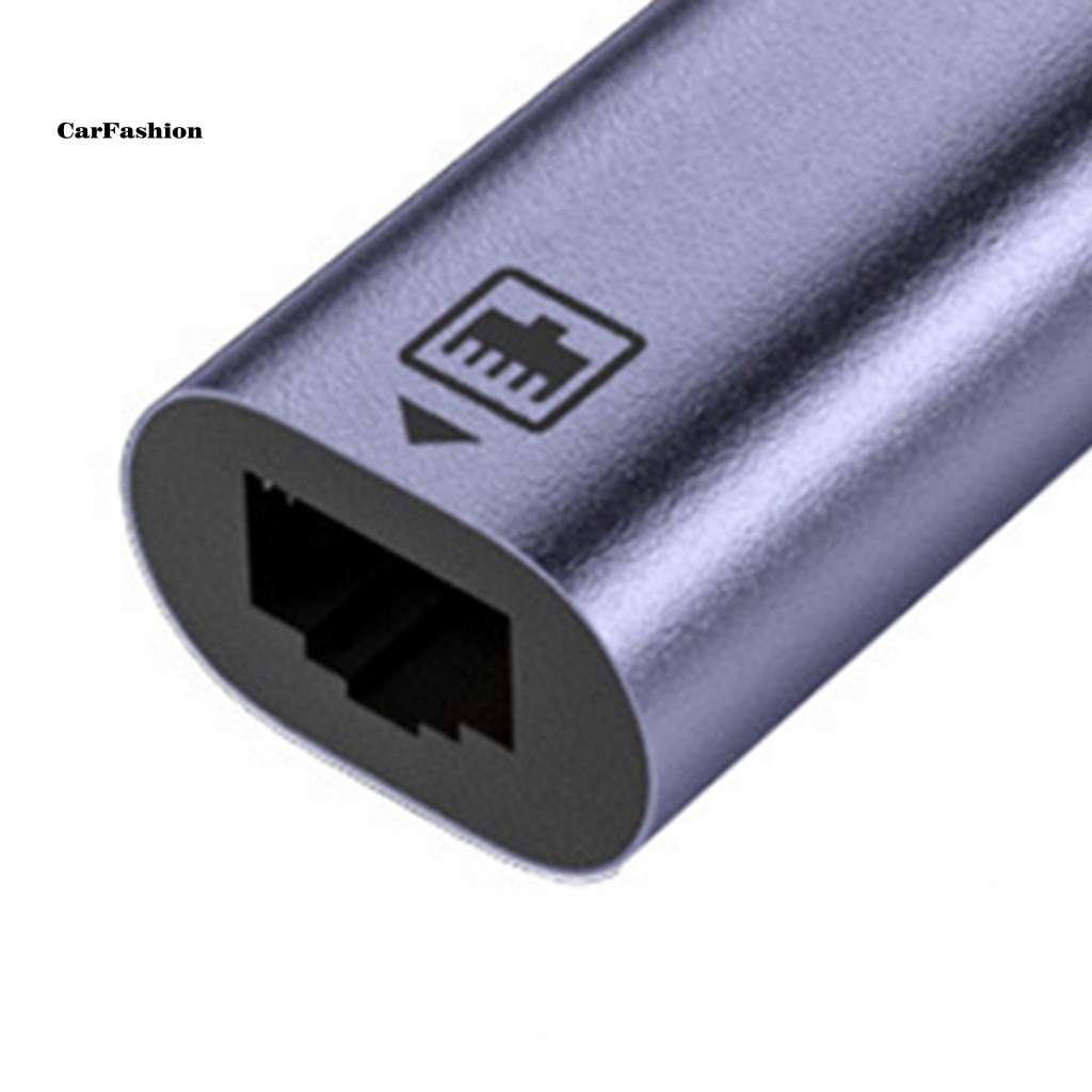 lt-carfashion-gt-อะแดปเตอร์คอมพิวเตอร์-มีไฟแสดงสถานะในตัว-type-c-เป็น-rj45-อุปกรณ์เสริมคอมพิวเตอร์