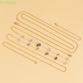 Damao สายโซ่คาดเอว ประดับพลอยเทียม โลหะ สไตล์พังก์ ฮิปฮอป เรียบง่าย สําหรับผู้หญิง