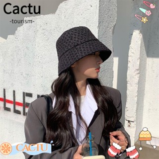 Cactu หมวกบักเก็ต ปีกกว้าง แบบนิ่ม สไตล์ชาวประมง สําหรับผู้หญิง