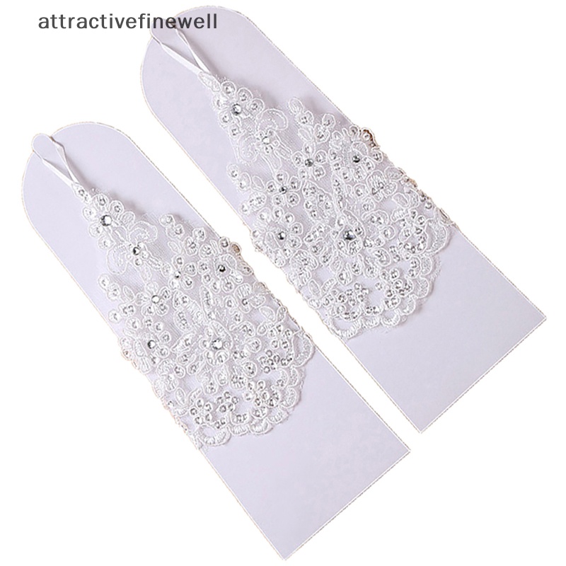 attractivefinewell-ถุงมือลูกไม้-ประดับเพชร-สไตล์เจ้าหญิง-สําหรับถ่ายภาพ-tiv