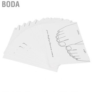 Boda 20pcs Nail Color Card Display Manicure Tool Foot Model