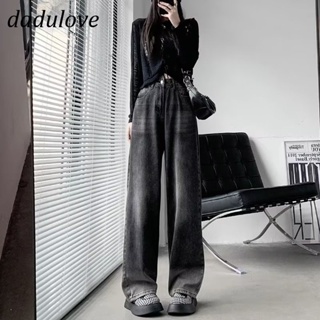 DaDulove💕 New American Ins High Street Retro Jeans Niche High Waist Loose Wide Leg Pants plus Size Trousers