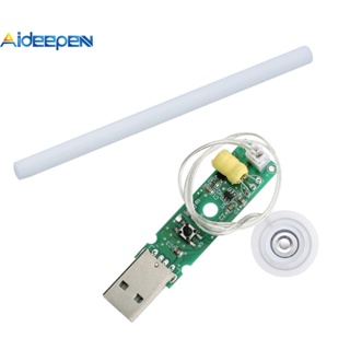 Aideepen โมดูลสเปรย์ทําความชื้น DC5V USB หลายโหมด พร้อมสําลีก้าน DIY 1-5 ชิ้น