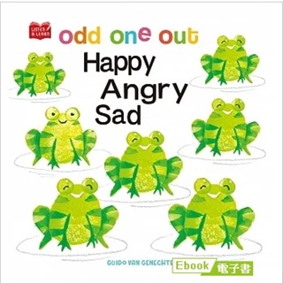 บอร์ดบุ๊ค out one out Happy Angry Sad , out one out 8 9 10 หนังสือภาพภาษาอังกฤษ 