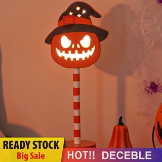 [Deceble.th] โคมไฟ LED รูปการ์ตูนฮาโลวีน ใช้แบตเตอรี่ สําหรับตกแต่งปาร์ตี้ฮาโลวีน