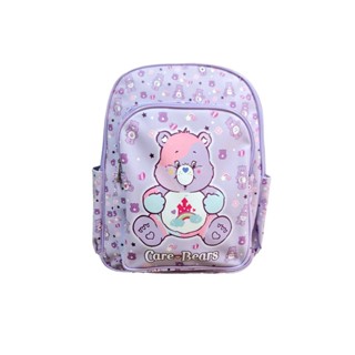 กระเป๋าเป้ CARE BEARS ขนาด 16 นิ้ว - มีทั้งหมด 6 ลาย - วัสดุหนัง PU  - มีช่องซิปหน้า และช่องใส่กระติกน้ำด้านข้าง