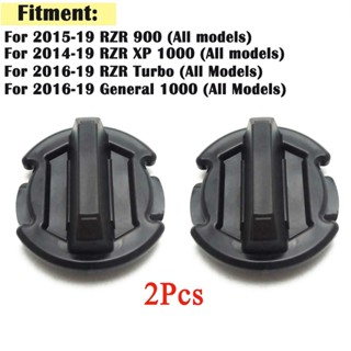 2pcs Floor Drain Plug ABS Direct Fit Car Durable Replacement Part Interior Easy Install Front Rear Black