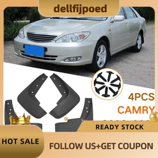 【dellfijpoed】บังโคลนหน้า หลัง อุปกรณ์เสริม สําหรับรถยนต์ Toyota Camry 2002-2006 4 ชิ้น