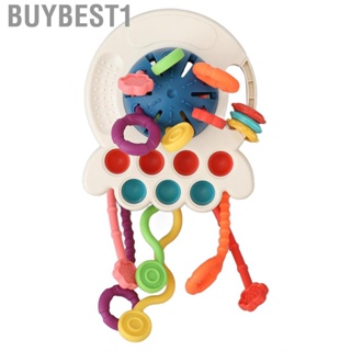 Buybest1 Silicone Baby Pull String Toy Interactive Fine  Skill Development  Hbh