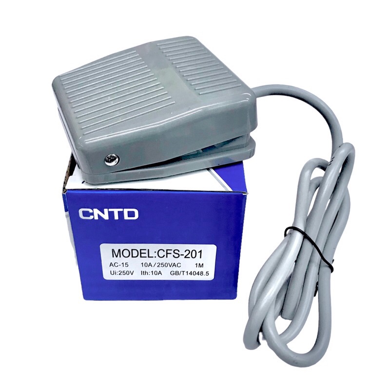 Switch Foot CFS-201 สวิตช์เท้าเหยีบ 10A 220-250V 1NO 1NC แบบกดติด ปล่อย ...