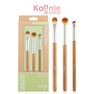 Ashley 3 Piece Smoky Eye Brush Set 3 Items #No.05 เซทแปรงแต่งตาแบบสโมคกี้อาย 3 ชิ้น.