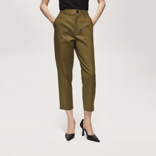 G2000 กางเกงขายาวผู้หญิง ทรงแท็ปเปอร์ (TAPERED FIT) รุ่น 2626327557 GREEN กางเกงขายาว เสื้อผ้า เสื้อผ้าผู้หญิง