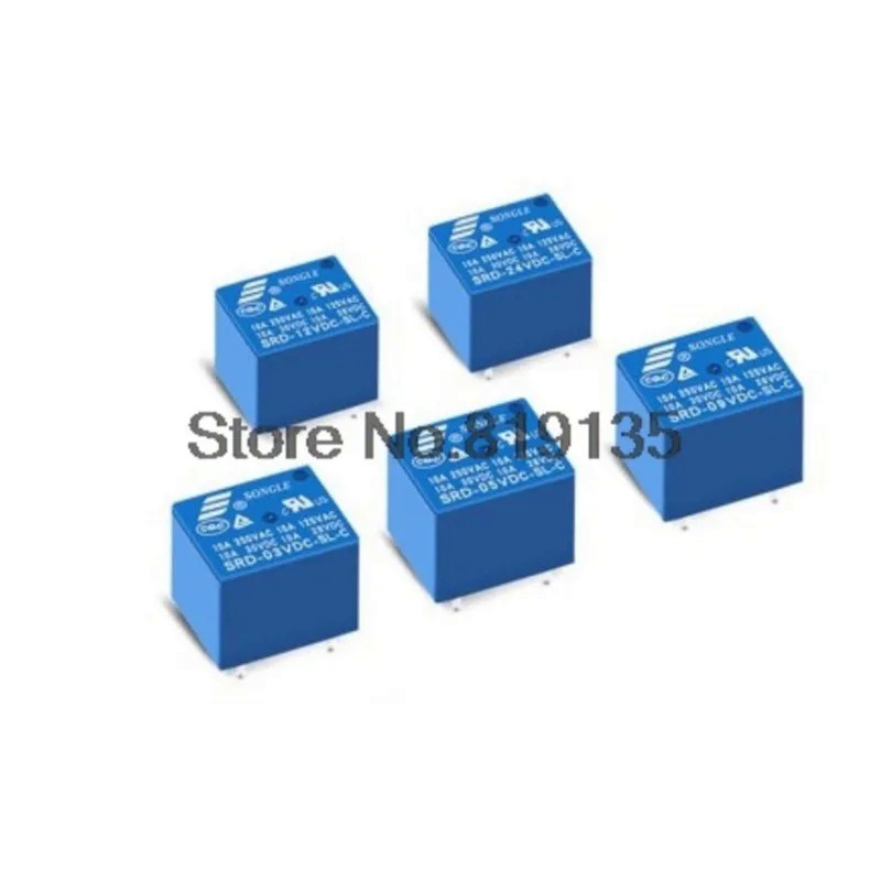 รีเลย์ SRD-03VDC-SL-C SRD-05VDC-SL-C SRD-06VDC-SL-C SRD-09 VDC-SL-C 3V ...