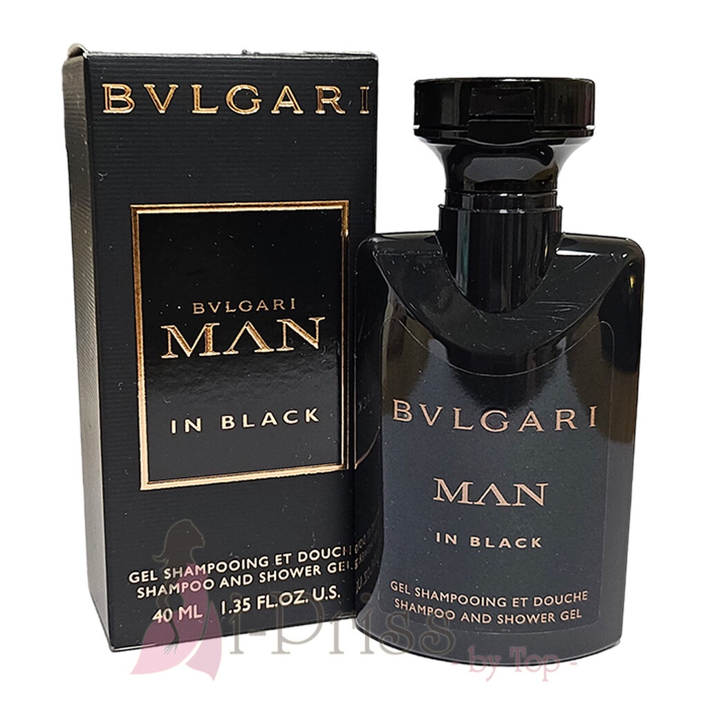 BVLGARI MAN IN BLACK Shampoo and shower gel 40 ml. Shopee Thailand