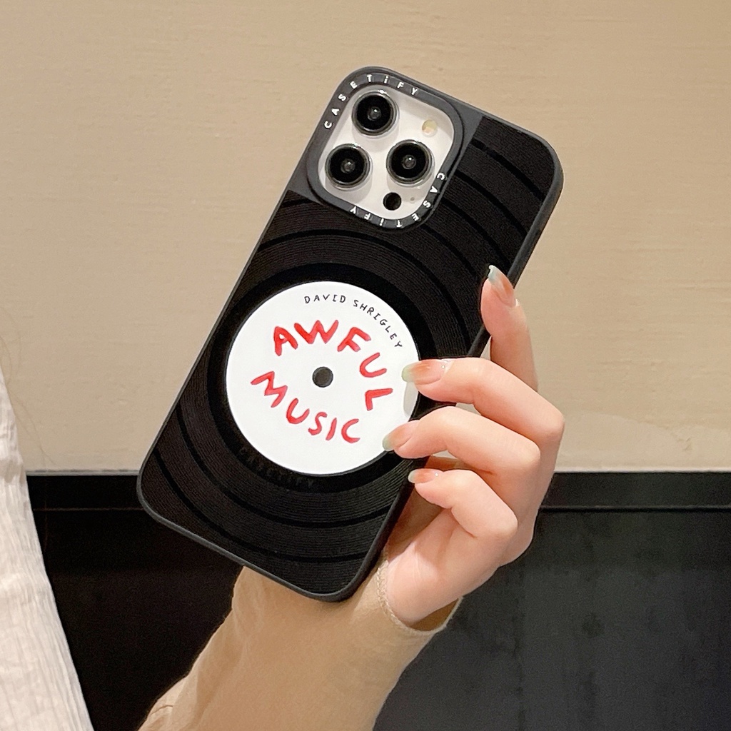 【Record】casetify เคสโทรศัพท์มือถือกระจก กันกระแทก ลายดาว สําหรับ iPhone