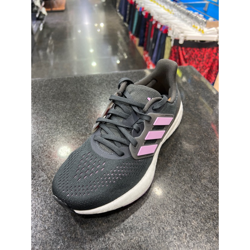 ADIDAS PUREBOOST 23 รองเท้าจ๊อกกิ้งผู้หญิง IF2386 สีดำ สีชมพู นุ่มสบาย ...