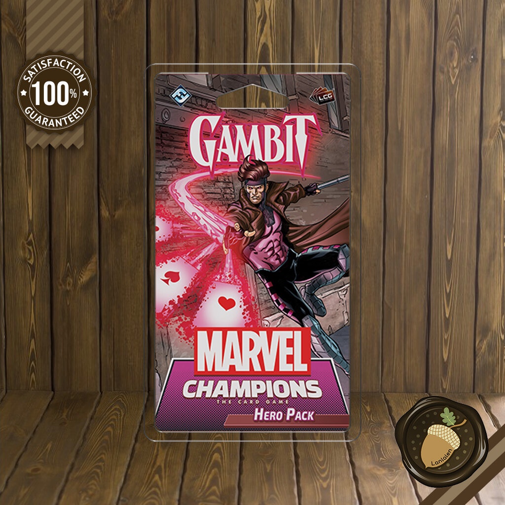 Marvel Champions The Card Game Gambit HERO PACK - Superhero Strategy Game, Cooperative Game for Kids and Adults, Ages 14+, 1-4 Players, 45-90 Minute Playtime, Made by Fantasy Flight Games