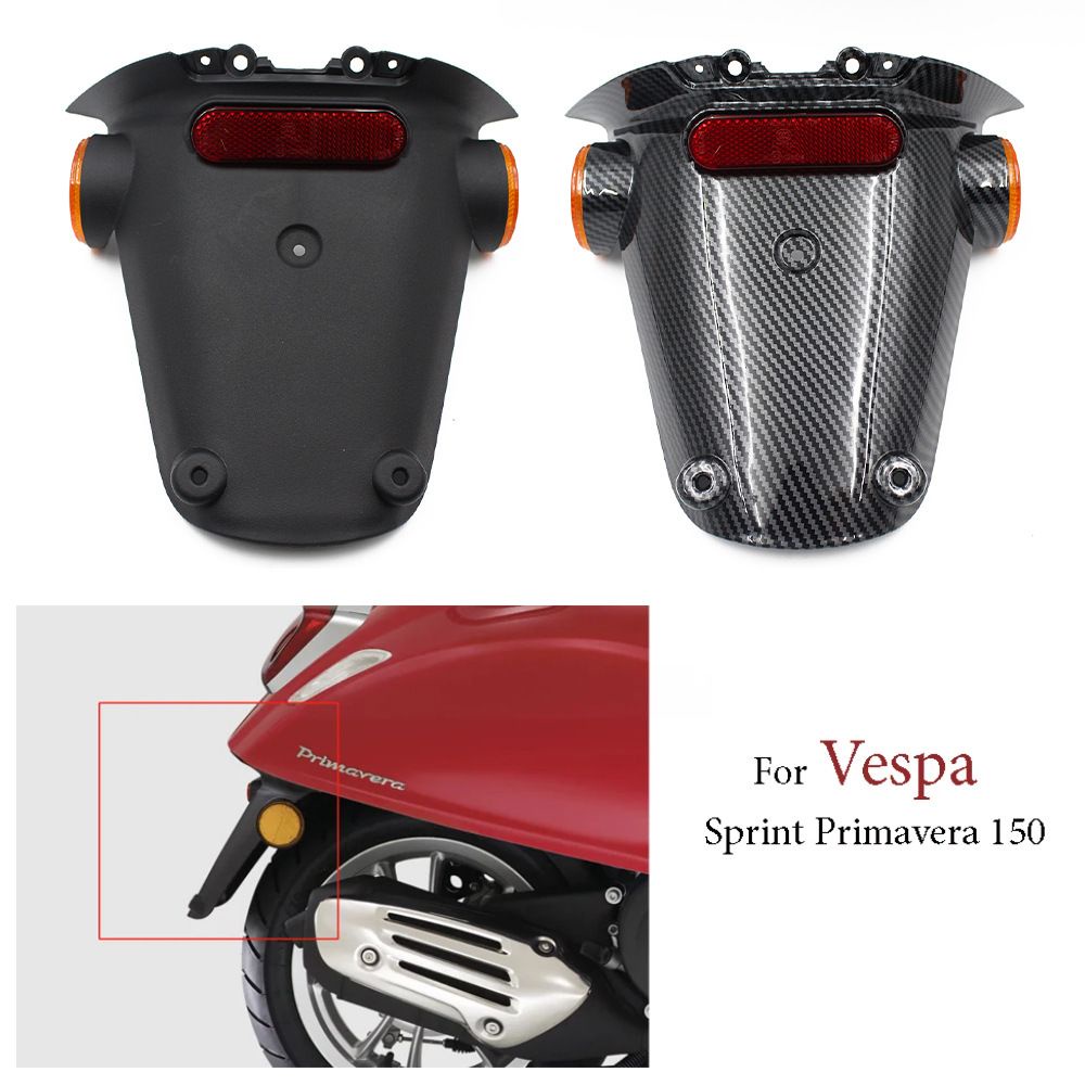 บังโคลนหลังสะท้อนแสง ABS สําหรับ Vespa spring150 sprint150 G1HM ...