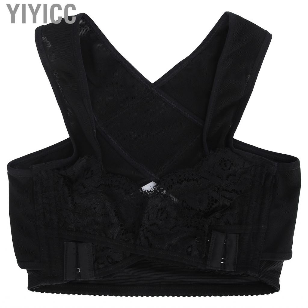 Yiyicc Bally Bras for Women Nylon and Spandex Enhanced Back Support Posture  Corrector Bra Spine Curvature Relieves Pain Hunchback