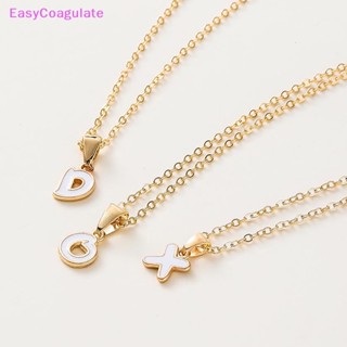 สร้อยคอแฟชั่น 26 Initials Charm สําหรับผู้หญิง ผู้ชาย ดีไซน์พรีเมียม