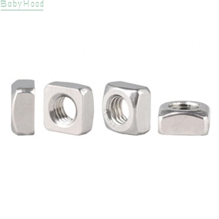 【Big Discounts】Durable and Precision Toleranced M6 Square Nuts 20pcs for Industrial Use#BBHOOD