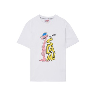 มีความสุข เสื้อยืดแขนสั้นลําลอง ผ้าฝ้ายแท้ ทรงหลวม ลายเสือดาว สีชมพู สไตล์สตรีท สําหรับผู้ชาย และผู้หญิง