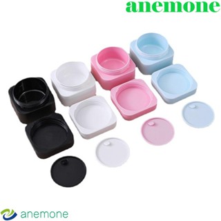 Anemone ขวดเปล่า ทรงสี่เหลี่ยม สําหรับใส่เครื่องสําอาง ครีมรองพื้น ลิปบาล์ม อายแชโดว์ ลิปบาล์ม