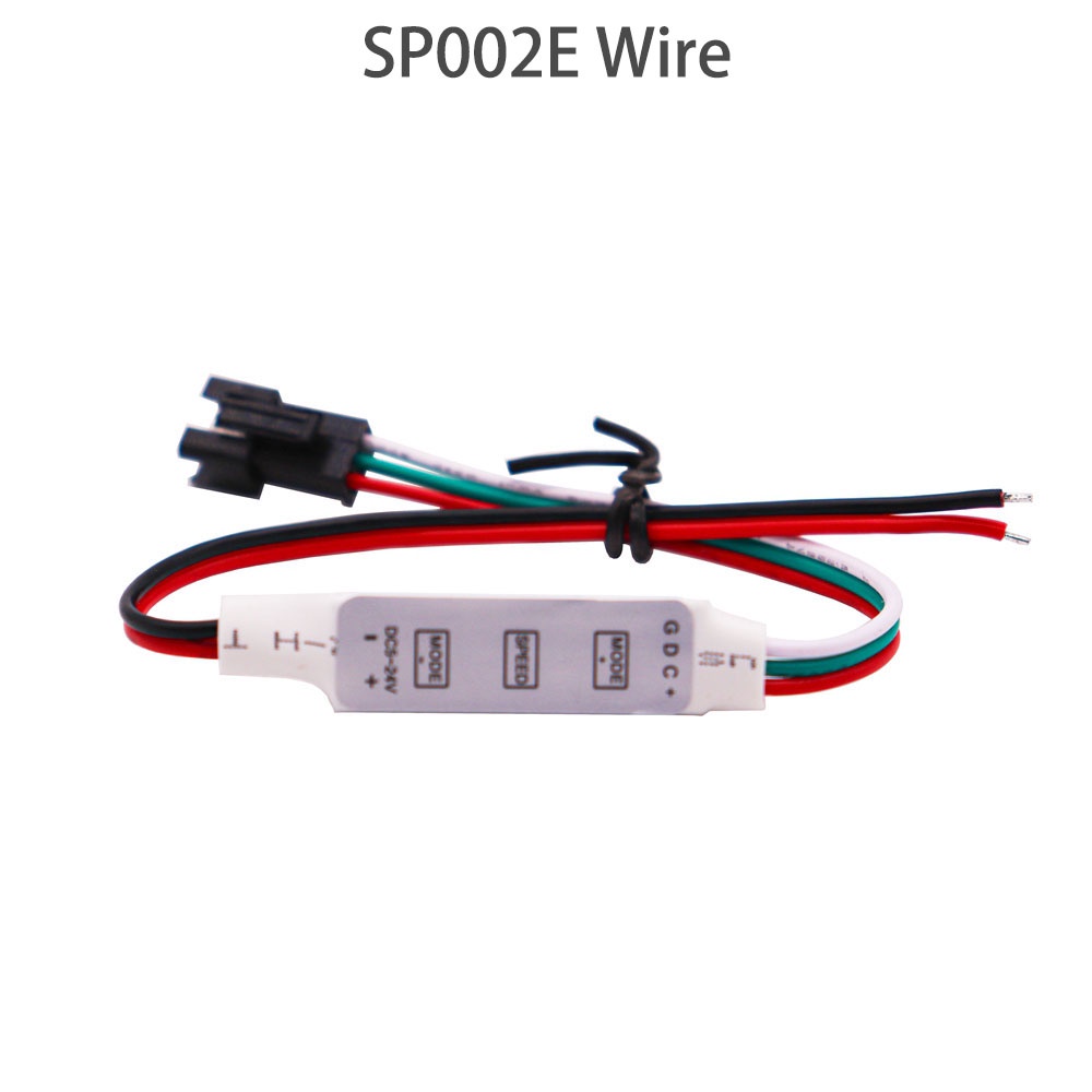 ตัวควบคุมพิกเซล LED DC5V-24V SP611E SP621E SP002E SP110E สําหรับแถบ ...