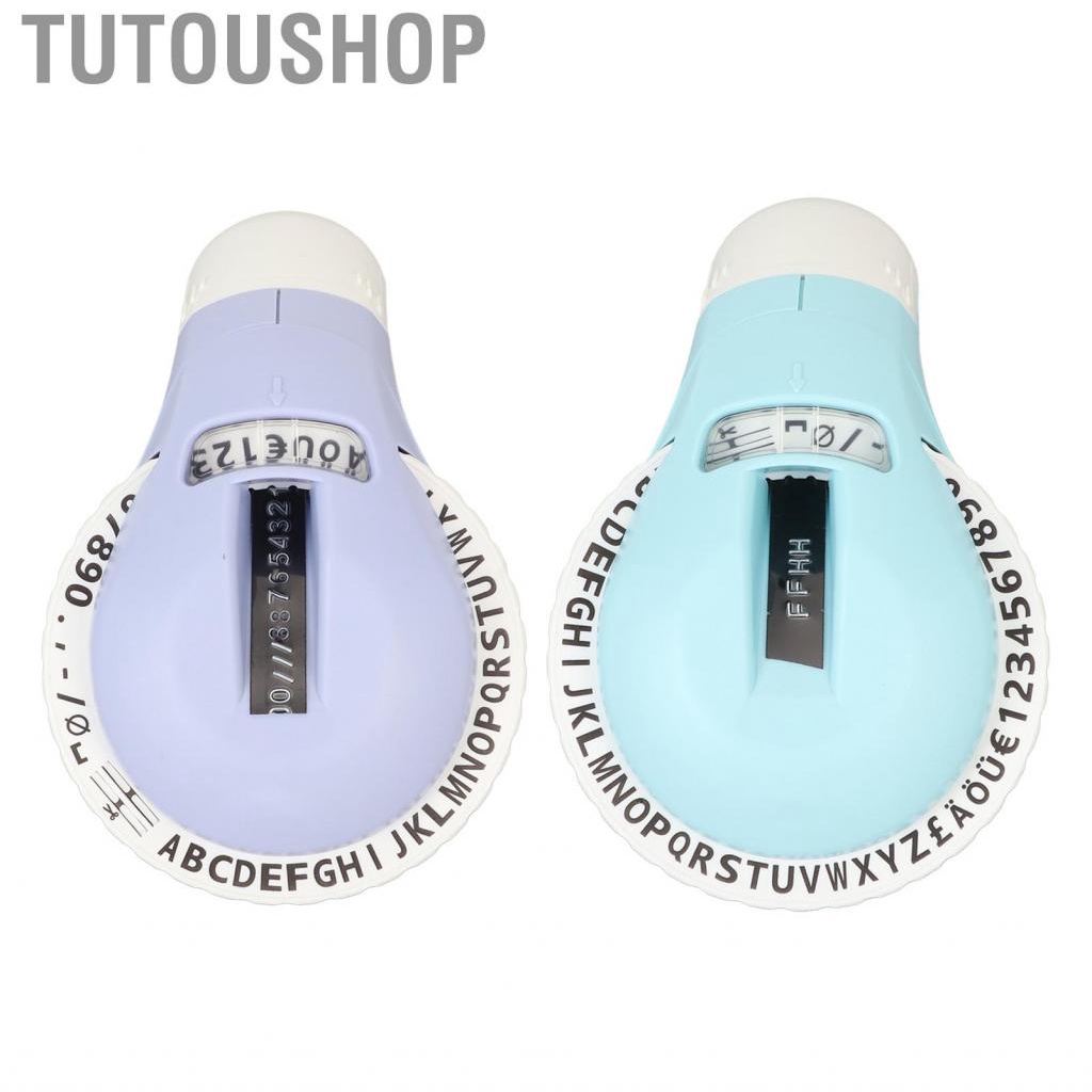 Tutoushop Label Making Embosser Easy Control 47 Characters Embossing ...