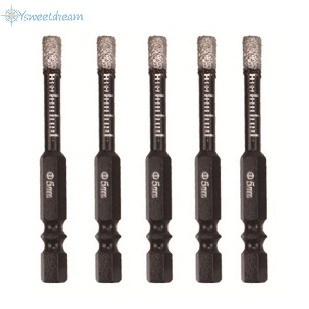 【SWTDRM】Dry Drill Bits Black Quantity Pcs Drilling Granite Marble Tile ...