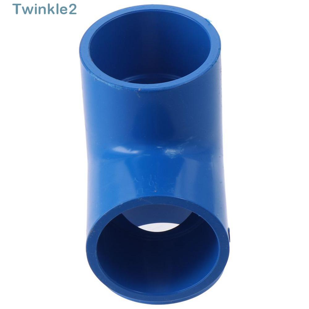 Twinkle ข้อต่อท่อ PVC 3 ทาง 50 มม. สีฟ้า สําหรับวิ่ง 2 ชิ้น Shopee