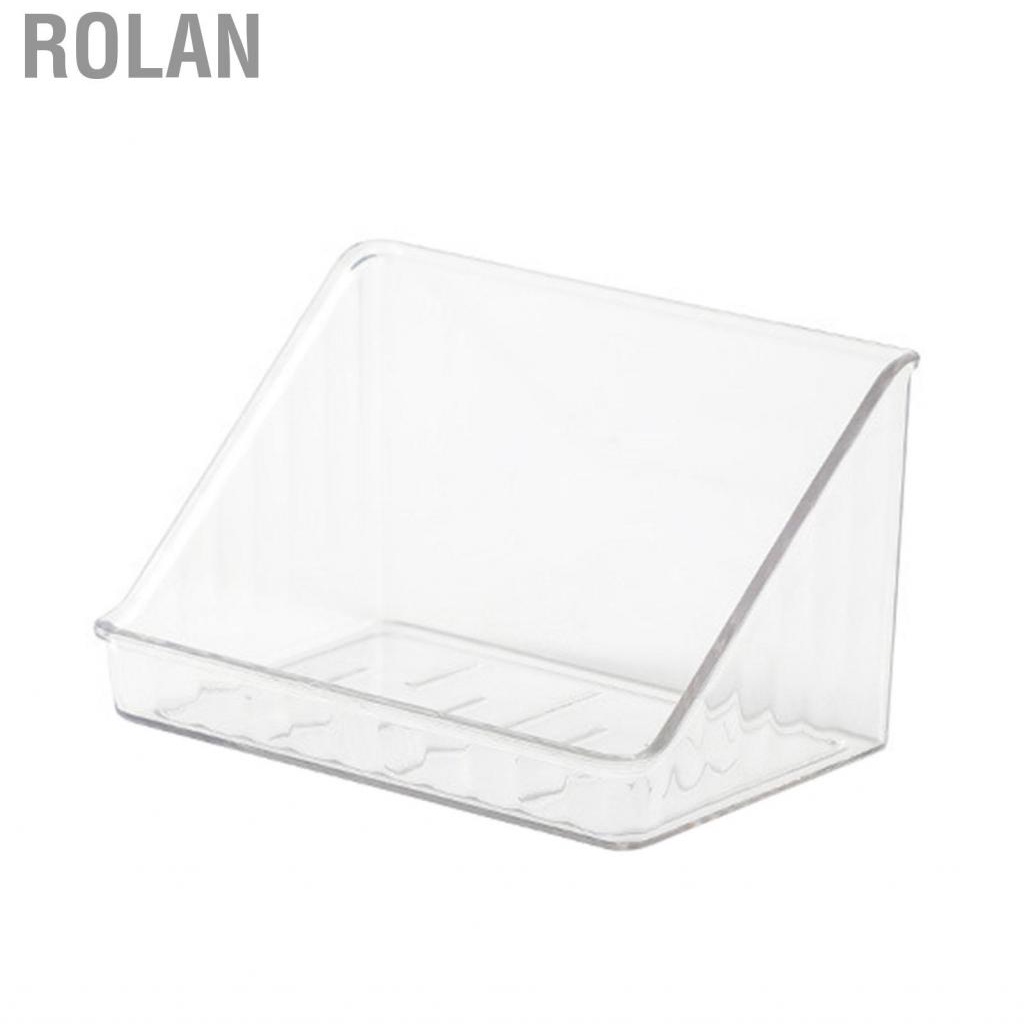 Rolan Wall Mounted Bathroom Floating Shelf Slanted Ample Storage Transparent Self Adhesive Space