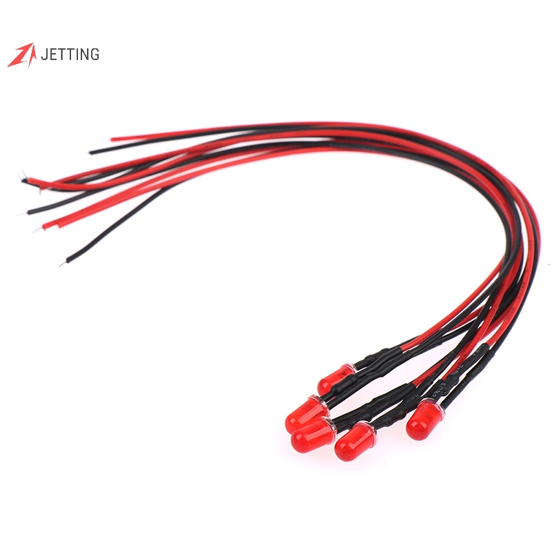 Jtth สายไฟ LED 12V 5 มม. 20 ซม. ความสว่างสูง 5 ชิ้น Jtt | Shopee Thailand
