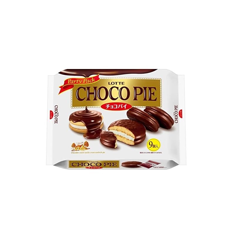 [From JAPAN]LOTTE Choco Pie Party Pack 1 bag (9 pieces) | Shopee Thailand