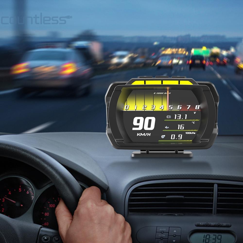 จอแสดงผล Head Up การใช้เชื้อเพลิง Digital Speedometer จอแสดงผล LCD On ...