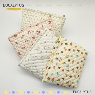 Eutus กระเป๋าถือ กระเป๋าเครื่องสําอาง พิมพ์ลายหมีน้อยน่ารัก สําหรับผู้หญิง