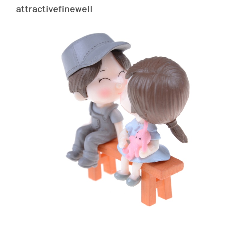attractivefinewell-ตุ๊กตาคู่รักจิ๋ว-สําหรับตกแต่งบ้านตุ๊กตา-3-ชิ้น-ต่อชุด