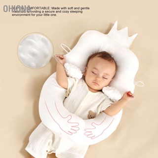 OHIONA หมอนนอนเด็ก Breathable Super Soft หมอนพยาบาลสำหรับทารกตามหลักสรีรศาสตร์สำหรับทารกแรกเกิดอายุ 0 ถึง 1 ปี