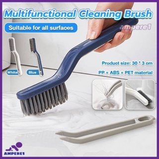 2 In 1 ห้องน้ำห้องครัวกระเบื้อง Gap Bristle Brush แปรงทำความสะอาดช่องว่างชั้น -AME1