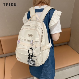 Taidu กระเป๋าเป้สะพายหลัง กระเป๋าสะพายไหล่ ความจุขนาดใหญ่ ระบายอากาศ ทนต่อการเสียดสี สไตล์ญี่ปุ่น ฮาราจูกุ สําหรับเด็กนักเรียน